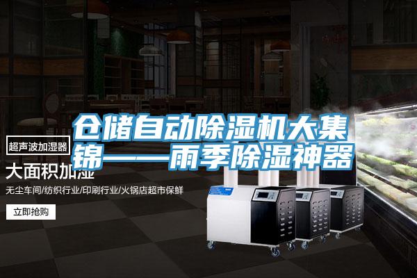 仓储自动蕾丝视频污污污大集锦——雨季除湿神器