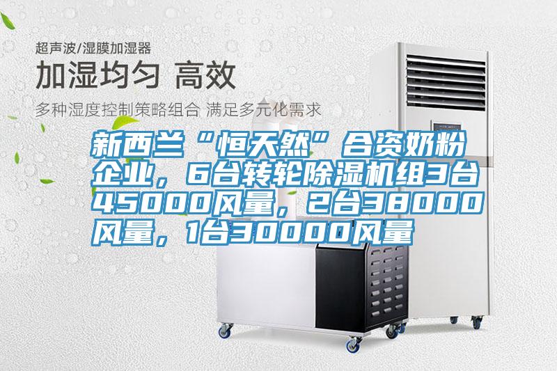 新西兰“恒天然”合资奶粉企业，6台转轮蕾丝视频污污污组3台45000风量，2台38000风量，1台30000风量