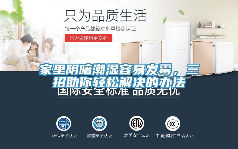 家里阴暗潮湿容易发霉，三招助你轻松解决的办法