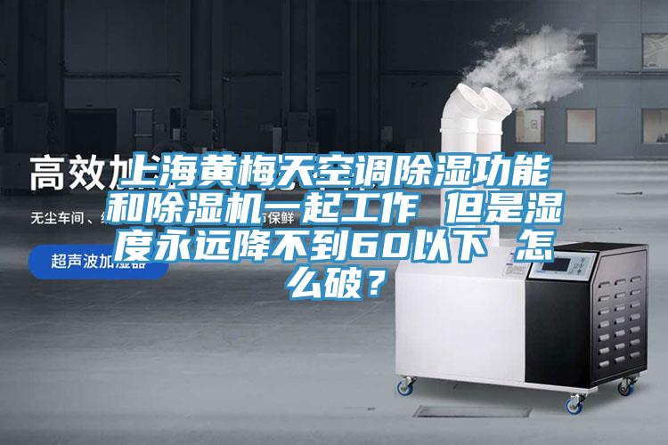 上海黄梅天空调除湿功能和蕾丝视频污污污一起工作 但是湿度永远降不到60以下 怎么破？