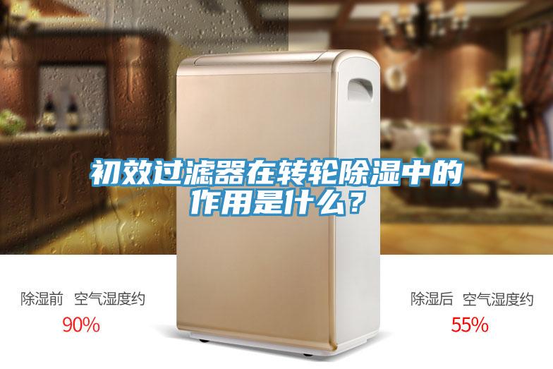 初效过滤器在转轮除湿中的作用是什么？