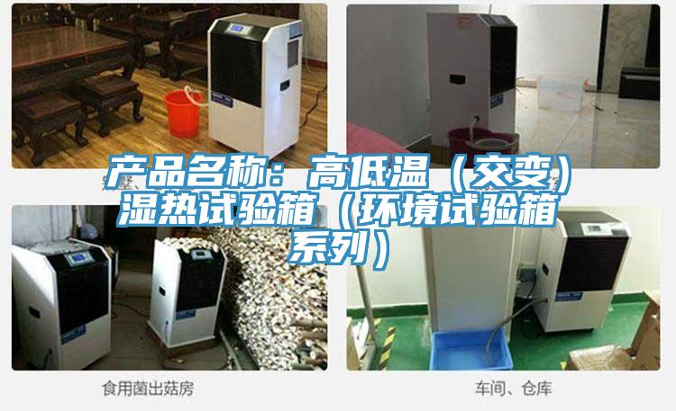 产品名称：高低温（交变）湿热试验箱（环境试验箱系列）