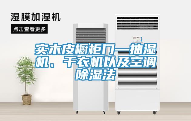 实木皮橱柜门—抽湿机、干衣机以及空调除湿法