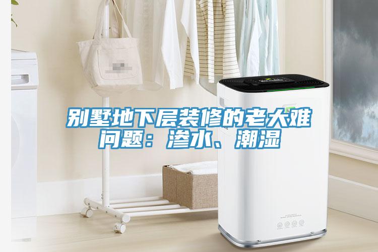 别墅地下层装修的老大难问题：渗水、潮湿